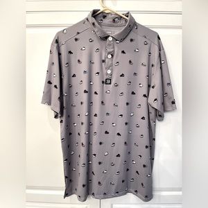 Hazards and bogeys men’s golf shirt